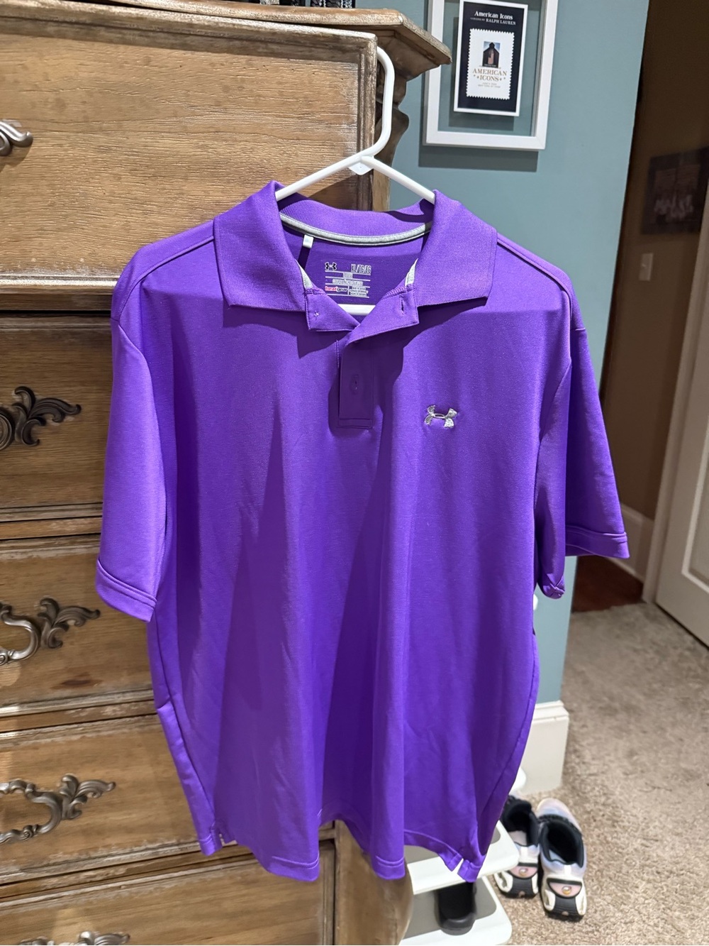 Under Armour Men’s Bright Purple Performance Polo